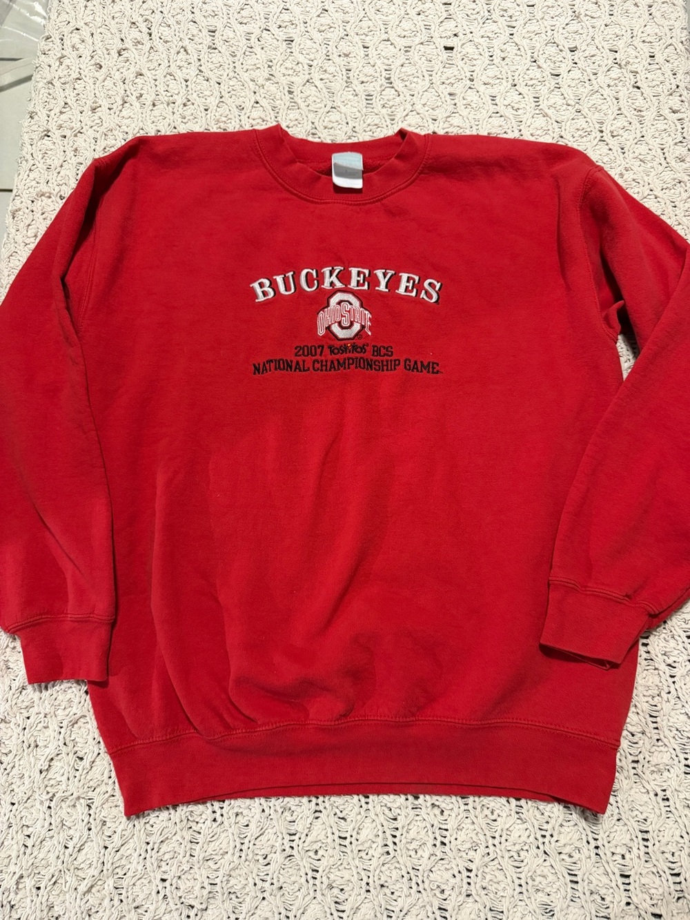 Vintage Ohio Buckeyes National Championship Crewneck Sweatshirt